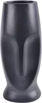 Dekoratīvais puķu pods "Seja" Garden Center LT34720-PC, 18.5 cm x 17.5 cm x 39.5 cm, melna