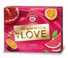 TEEKANNE TEALOUNGE System Arbatinukų rinkinys „Herbat Love“ 3x10 pirkti