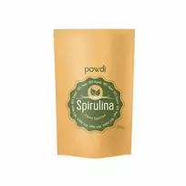 Powdi Ekologiška Spirulina milteliai, 200 g – melsvadumblis maisto papildas be priedų, natūralus baltymų ir geležies šaltinis energijai, imunitetui ir žarnynui
