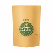 Powdi Ekologiška Spirulina milteliai, 600 g – didelė pakuotė, melsvadumblis maisto papildas be jokių priedų – baltymams, imunitetui, energijai ir žarnynui
