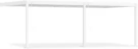 Pavėsinė Pergola DELUXE WALL 3.6x7.2, Baltas (montuojama prie sienos)