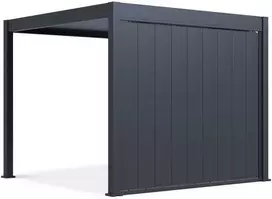 Reguliuojama panelinė siena pavėsinėms Pergola ELEGANCE/DELUXE/FUSION 3 m, Anthracite