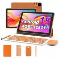 Extralink Planšetė CP31 4GB RAM+128GB Oranžinis | Planšetė | Android 15, 2Mpx+8Mpx, 6000mAh, 1280x800px, klaviatūra, pelė, rysik
