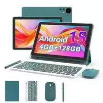Extralink Planšetė CP31 4GB RAM+128GB Mėlyna | Planšetė | Android 15, 2Mpx+8Mpx, 6000mAh, 1280x800px, klaviatūra, pelė, rysik