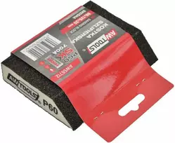 AW-Tools AWTOOLS ŠLIFAVIMO KALADĖLĖ NUOŽULNI 89x125x25mm P100