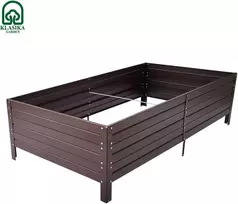 NAUJIENA! Pakelta lysvė KLASIKA GARDEN, dažyta pagal RAL8017 - RAL 8017 - 190 x 75 x 20 cm