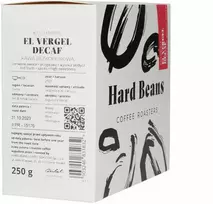 Hard Beans Kavos pupelės Qualia Caffe Kolumbija El Vergel be kofeino 250 g - be kofeino