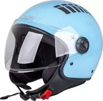 Open-Face Helmet W-TEC Baraldo Celeste