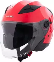 Atviro veido šalmas W-TEC Barcela Carmesi