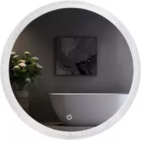 Veidrodis Crystal B LED, 60 cm