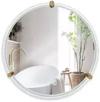 Veidrodis Lumi Lux LED, Juodas/Gold, 70 cm