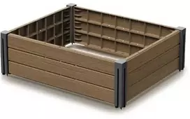Pakelta lysvė Base Plant 75,6 × 61,8 × 23 cm, ruda (83 l)