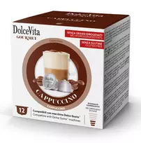 Dolce Vita Cappuccino — cappuccino kavos kapsulės 72 vnt. (tinka Dolce Gusto* sistemai)