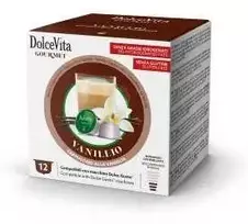 Dolce Vita Vanillio — vanilės cappuccino kavos kapsulės 72 vnt. (tinka Dolce Gusto* sistemai)