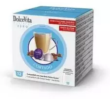 Dolce Vita Cortado — ispaniško stiliaus stiprios kavos kapsulės 72 vnt. (tinka Dolce Gusto* sistemai)
