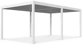 Pavėsinė Pergola DELUXE AUTOMATIC 3.6x6 su LED, Baltas