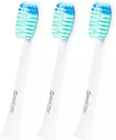 Maltec dantų šepetėlio galvutės X2in1 3vnt., balta, Sonic