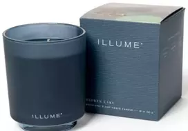 ILLUME paslėpto ežero dėžutės stiklinė žvakė, mėlyna,