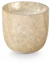 ILLUME „Winter Baltas Crackle Glass“ kvapioji žvakė, balta