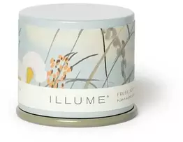 ILLUME šviežios jūros druskos „Demi Vanity Tin“ kvapioji žvakė, žalia