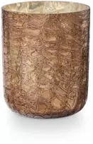 ILLUME „Woodfire Crackle Glass“ kvapioji žvakė, ruda,