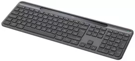 Klaviatūra LOGITECH Slim Solar+ verslui - GRAPHITE - PAN - 2.4GHZ/BT - NORDIC-613 - UNIV