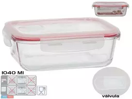 Taisnstūra pusdienu kārba 1040 ml 6 5 x 20 5 x 15 5 cm KITCHEN&GO ()