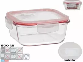 Kvadrātveida pusdienu kārba 800 ml 7 x 15 5 x 15 5 cm KITCHEN&GO ()