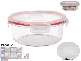 Apaļa pusdienu kārba 1300 ml 8 5 x 20 x 20 cm KITCHEN&GO ()