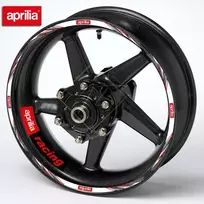 Aprilia ratlankių lipdukų rinkinys – 22 dalių komplektas motociklui