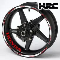 Honda Fireblade HRC ratlankių lipdukai – raudoni