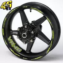 VR46 Valentino Rossi motociklo ratlankių lipdukai