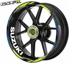 Suzuki motociklo ratlankių lipdukai – 20 vnt. rinkinys