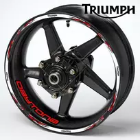 Triumph Daytona 660 motociklo ratlankių lipdukai