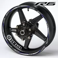 Yamaha YZF R6 motociklo ratlankių lipdukai