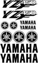 Yamaha YZF 450 motociklo lipdukų rinkinys