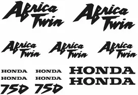 Honda Africa Twin 750 motociklo lipdukų rinkinys