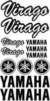 Yamaha Virago motociklo lipdukų rinkinys