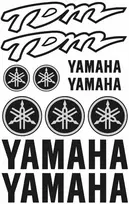 Yamaha TDM motociklo lipdukų rinkinys