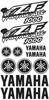Yamaha YZF Thunderace 1000 motociklo lipdukų rinkinys