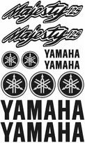 Yamaha Majesty 125 motociklo lipdukų rinkinys