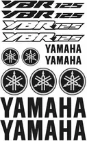 Yamaha YBR 125 motociklo lipdukų rinkinys