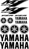 Yamaha YZR M1 motociklo lipdukų rinkinys