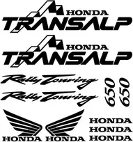 Honda Transalp 650 motociklo lipdukų rinkinys