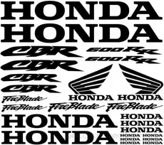 Honda CBR 600RR motociklo lipdukų rinkinys