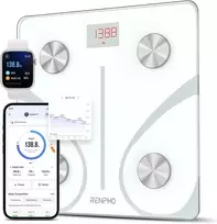 Svarstyklės RENPHO išmanioji vonios svarstyklė su Bluetooth, kūno sudėties analize, 180 kg, ES-32MD