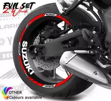 Suzuki motociklo ratlankių lipdukai