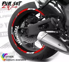 Triumph motociklo ratlankių lipdukai
