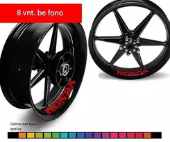 Honda – motociklo lipdukų rinkinys 4vnt