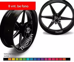 Triumph – motociklo lipdukų rinkinys 4vnt
